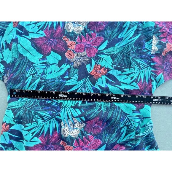 LOFT Petites Women's Dress Size Small Flowers 60% Linen Tropical Summer Pockets - Picture 13 of 15